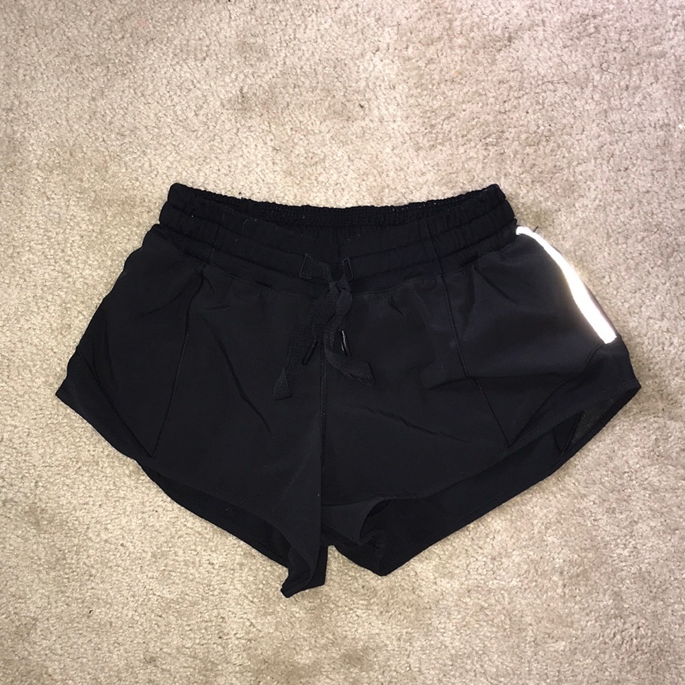 Black lulu lemon shorts